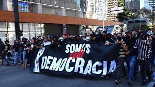 PROTESTO DA GAVIÕES DA FIEL -  #DEMOCRACIA
