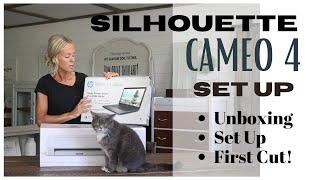Silhouette Cameo 4 Unboxing ~ Cameo 4 Set Up ~ Cameo 4  ~ Silhouette Cameo 4 Tutorial for Beginners