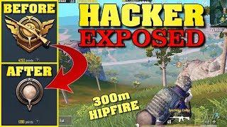 Hacker EXPOSED from ACE to BRONZE V | PUBG Mobile