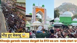 Ajmer dargah ka hua urs mela start parcham kushai flag ceremony mahol kya h khwaja garib nawaz sahab