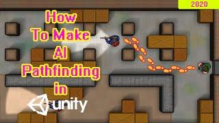 How to setup PATHFINDING AI in UNITY (Topdown Shooter Game)