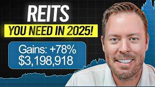 5 TOP REITs to BUY in 2025 (HUGE INCOME)