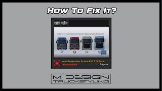 ETS2 TUTORIAL | HOW TO FIX EUGENE SCANIA PGRS INCOMPATIBLE GAME VERSION 1.49?