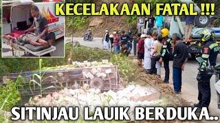 INNALILLAHI !!! Semua Sopir Kembali Bersedih, Insiden Buruk Truk Terjun Ke Jurang di Sitinjau Lauik