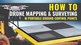 DRONE MAPPING & SURVEYING - How to use Portable Ground Control Points