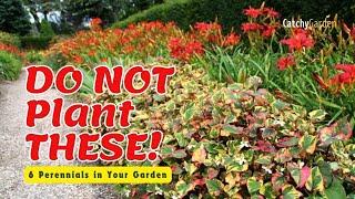  DO NOT Plant THESE 6 Perennials in Your Garden!  // Gardening Tips