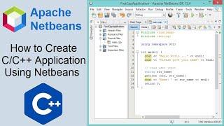 Create C/C++ Application using Netbeans 12.4 (2021)