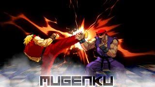 BEST PARRY! Infinite Ken Ex vs Evil Ryu. Street Fighter MUGEN Multiverse