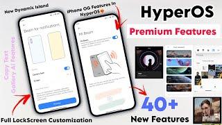 HyperOS New Premium Features - Ft. Poco X6 Pro  Mi Beam, Super Live Wallpaper, Copy text, Cut-out..