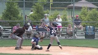 10U Player Ejected for Unsportsmanlike Contact with Catcher (Rule 7.04.C)