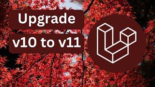 Upgrade Laravel v10 to v11