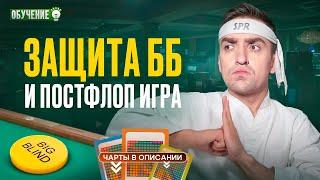 Защита ББ и игра на флопе. Покер обучение от Димы СПР