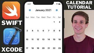 Calendar App Example Swift Xcode Tutorial