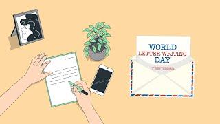 World Letter Writing Day #lettering #letter