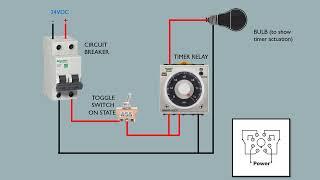 Basic Control Circuit Series - On Delay Timer Using Omron Timer Relay