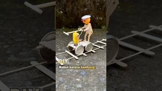 Diy kreatif robot kereta tambang yang unik dari barang bekas #diy #creative #toys #unik #tutorial