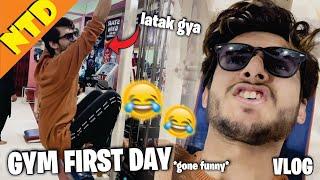 GYM FIRST DAY *gone funny*  | VLOG | NTD Playz