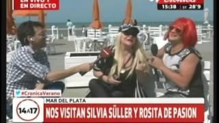 Silvia Süller y "Rosita" desde Mar del Plata