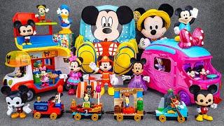 Satisfying with Unboxing Disney Mickey Mouse Birthday Parade Train Playset | Review Toys ASMR