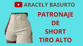 PATRONAJE DE SHORT TIRO ALTO