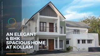 An Elegant 4BHK Spacious Home at Kollam  |  Concepts Design Studio