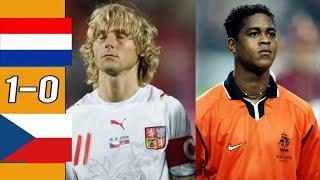 Netherlands 1 x 0 Czech Republic (Nedved, Kluivert)  ● UEFA Euro 2000 Extended Goals & Highlights