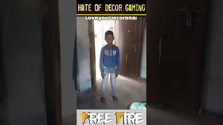 Decor gaming support on khelega free fire baccha#shorts #freefire #decorgaming #techdilwar #trending