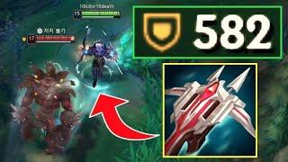 Draven vs 582 Armor Malphite