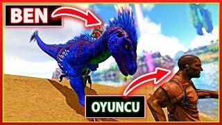 Dinozor olup GERÇEK oyuncuları Trolledim - Ark Survival Evolved Türkçe