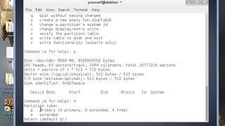 Partitionnement et gestion de disque fdisk Ubuntu & Debian Darija  عربية