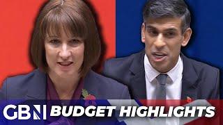 WATCH: Highlights from Rachel Reeves' Budget as Sunak launches SCATHING attack on ‘CYNICAL’ taxes