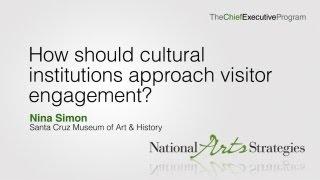 How should cultural institutions approach visitor engagement?