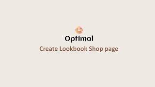 Optimal | How to create Lookbook Shop page?