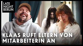 Klaas erfährt peinliche Details aus Kindheit von Kult-Geist Maria | Late Night Berlin