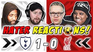 SPURS RIVALS & HATERS REACTION TO TOTTENHAM 1-0 LIVERPOOL | CARABAO CUP FAN REACTIONS