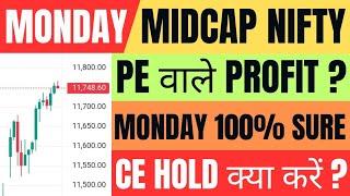 Midcapnifty Expiry Prediction | Monday Midcap Nifty Gap Up | midcapnifty expiry zero hero setup