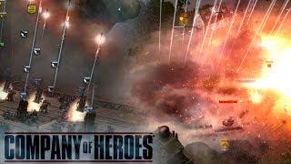 Company of Heroes: 14 Nebelwerfer 210mm Rocket Artillery Barrage (Blitzkrieg Mod)