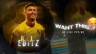 Cristiano Ronaldo EFX DP  | Preset + XML | Alight Motion | Rajj Editz |