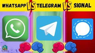 WhatsApp vs Telegram vs Signal |  Comparison Facts Video