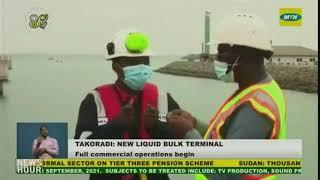 New liquid bulk terminal begins operation in Takoradi