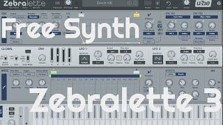 Free Synth - Zebralette 3 by u-he (No Talking)