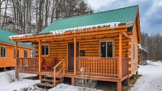 The Coziest Cabin Tiny House Has Everything You Need