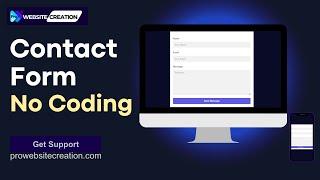 How to Create a Contact Form Without Coding in a WordPress Website | Step-by-Step |