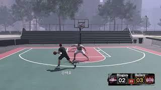 강백호 김판석 1대1 농구 ,nba 2k22 슬램덩크 모드 패치