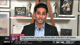 [BREAKING NEWS] Shams reports Kings fire Head Coach Mike Brown after 13-18 start to 3rd season