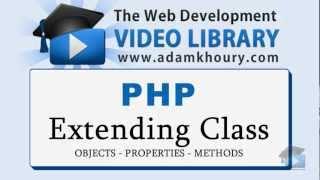 PHP Tutorial - Extend Class Object Oriented Programming OOP