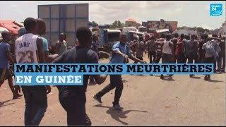 Manifestations meurtrières en GUINÉE contre un éventuel troisième mandat d'Alpha Condé