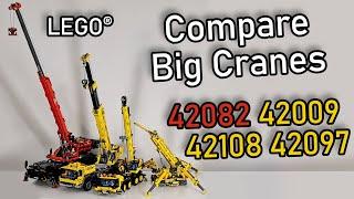 LEGO 42108 | LEGO 42097 | LEGO 42082 | LEGO 42009 | 42108 vs 42097 vs 42082 vs 42009 | LEGO Compare