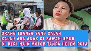 MAMA ANI MARAHI ANAK SD NAIK MOTOR SENDIRI