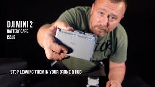 DJI Mini 2: Storing Batteries in the Drone or Hub?  Don't!  Intelligent Battery Failure *NOW FIXED*